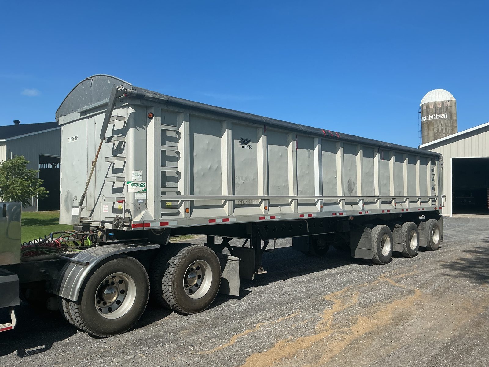 Manac dump trailer 3-axle 72" wall used 2007 – Photo 1