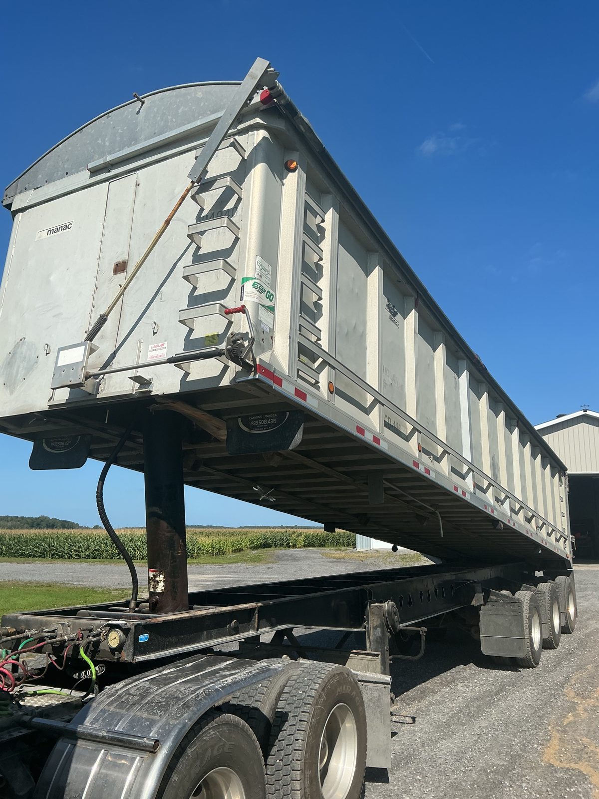 Manac dump trailer 3-axle 72" wall used 2007 – Photo 10