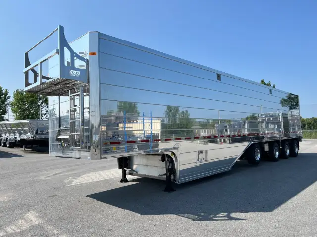 Titan belly dump 4-axle 53' aluminum new model