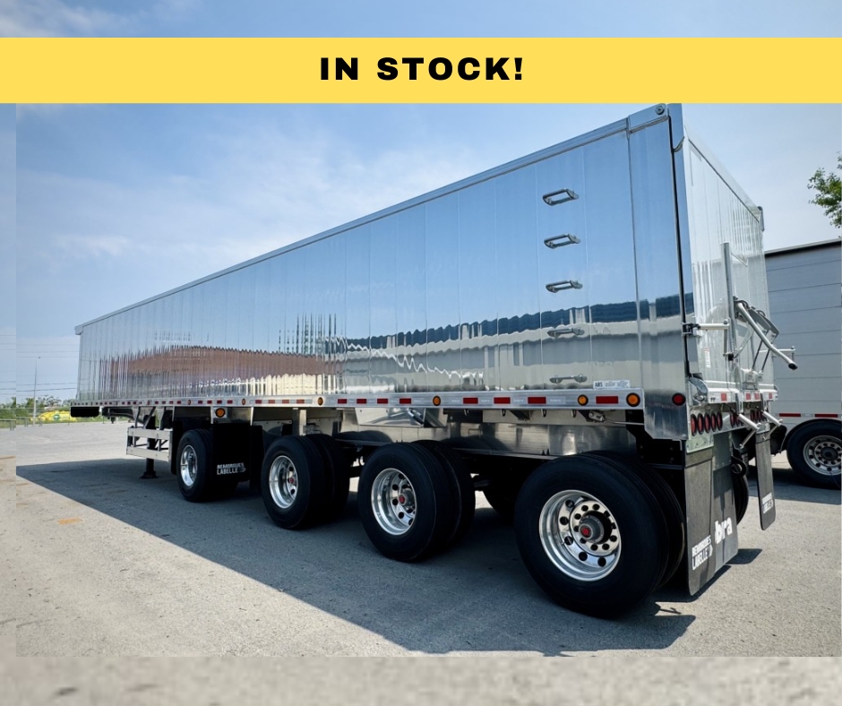 Aluminum dump 68" walls 4 axles