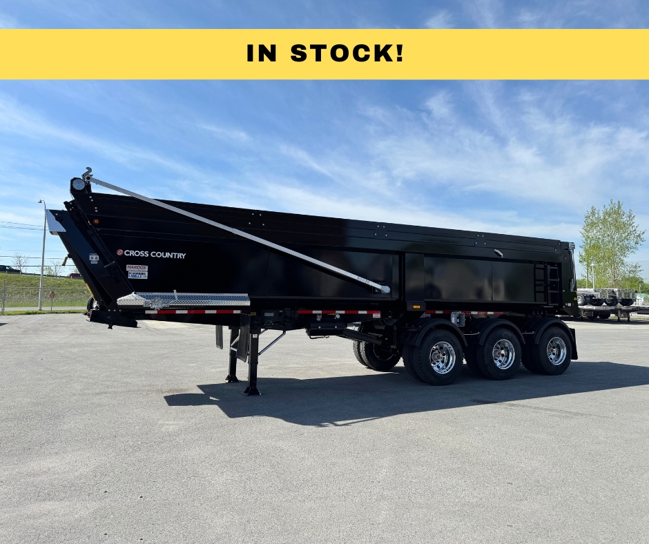 Hybrid dump 3 axles