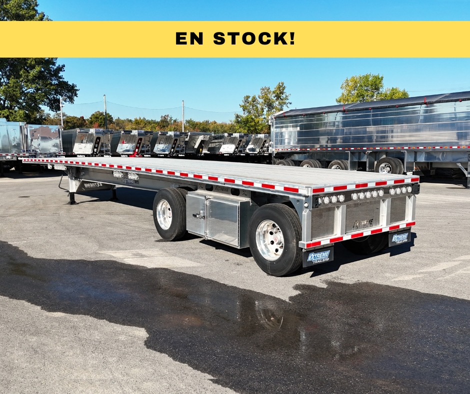 flatbed 2 essieux extreme trailers