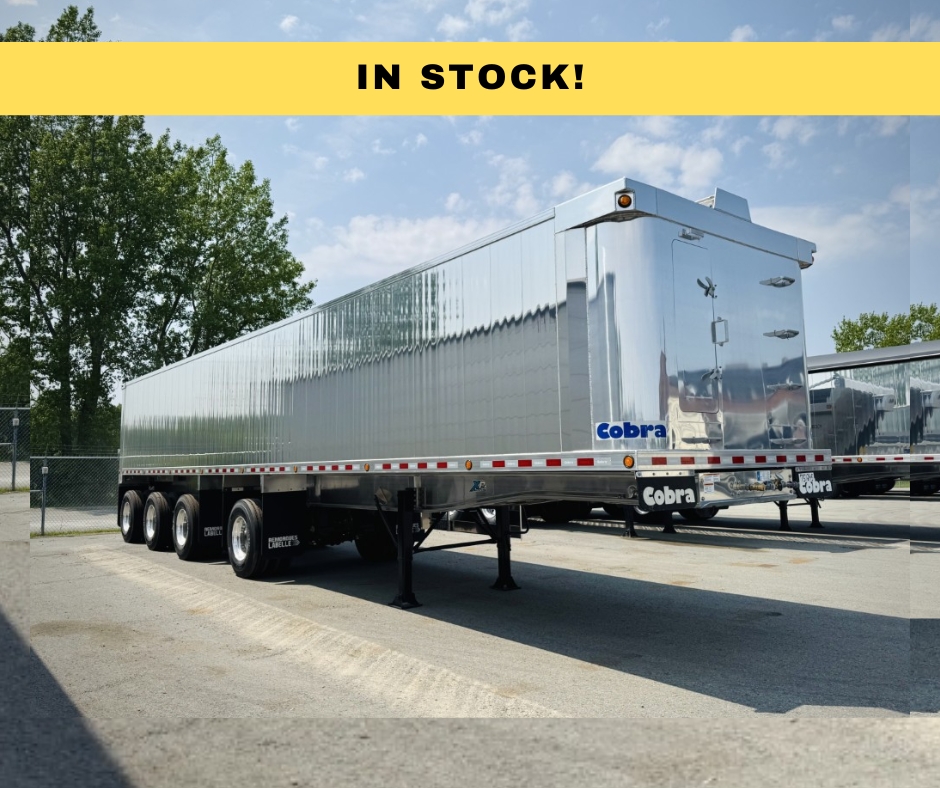 Cobra 4 axles 72'' walls in stock!