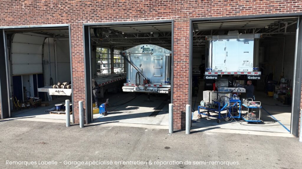 Garage spécialisé pour l’entretien de semi-remorques – Concessionnaire Remorques Labelle
