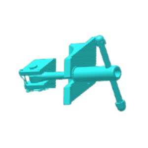 SERRE PAPILLON + WINDER ASSY DROIT POUR PORTE ARRIÈRE