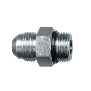 1/2 X 1/2"-20 STEEL MALE 37° JIC - MALE ORB CONNECTOR