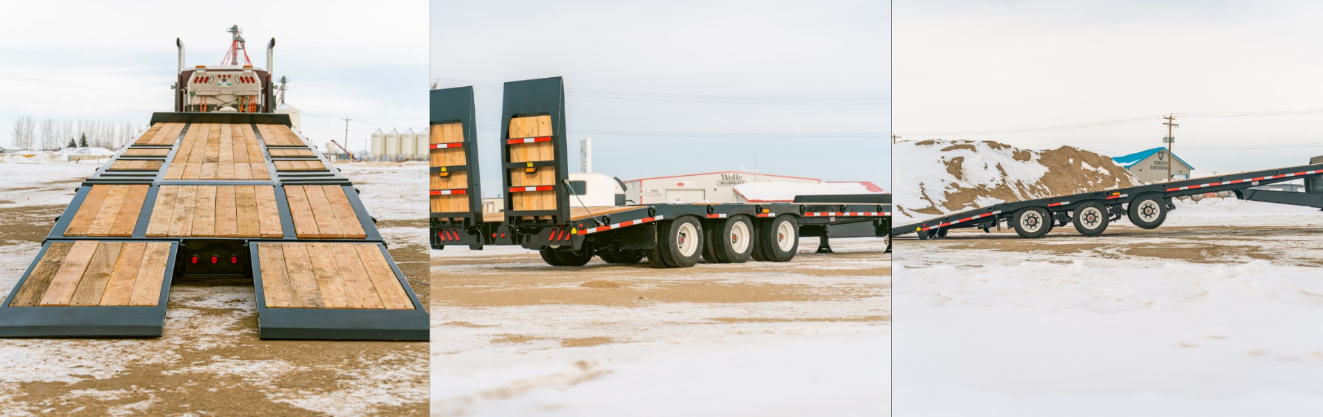 Small Steel Flatbed Trailer – photo 1