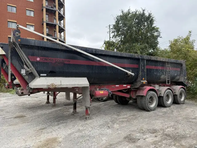 Cross Country dump trailer 3-axle 55" wall T20-120 used 2020